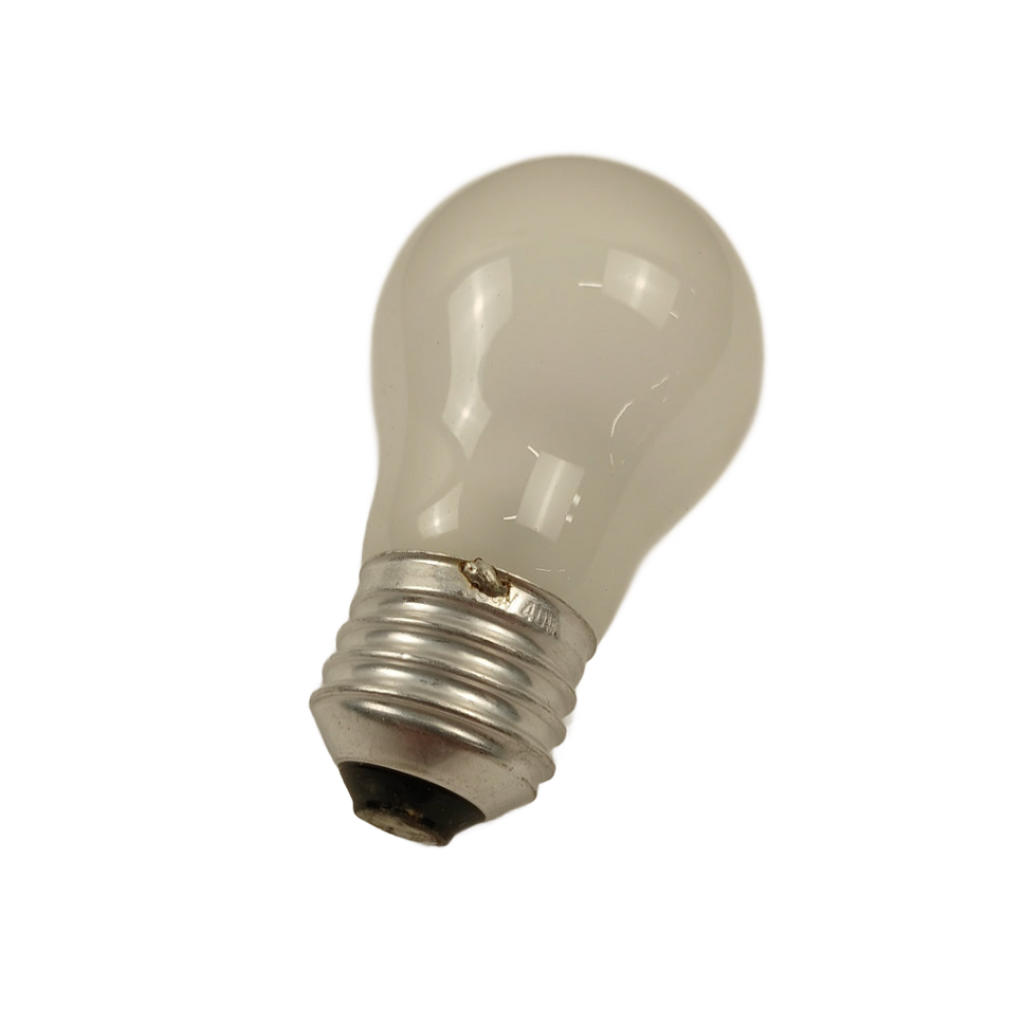 40W A15 Appliance Light Bulb for Refrigerators, Ranges, and Dryers. 40W, 120V. - XPart Supply Ltd.