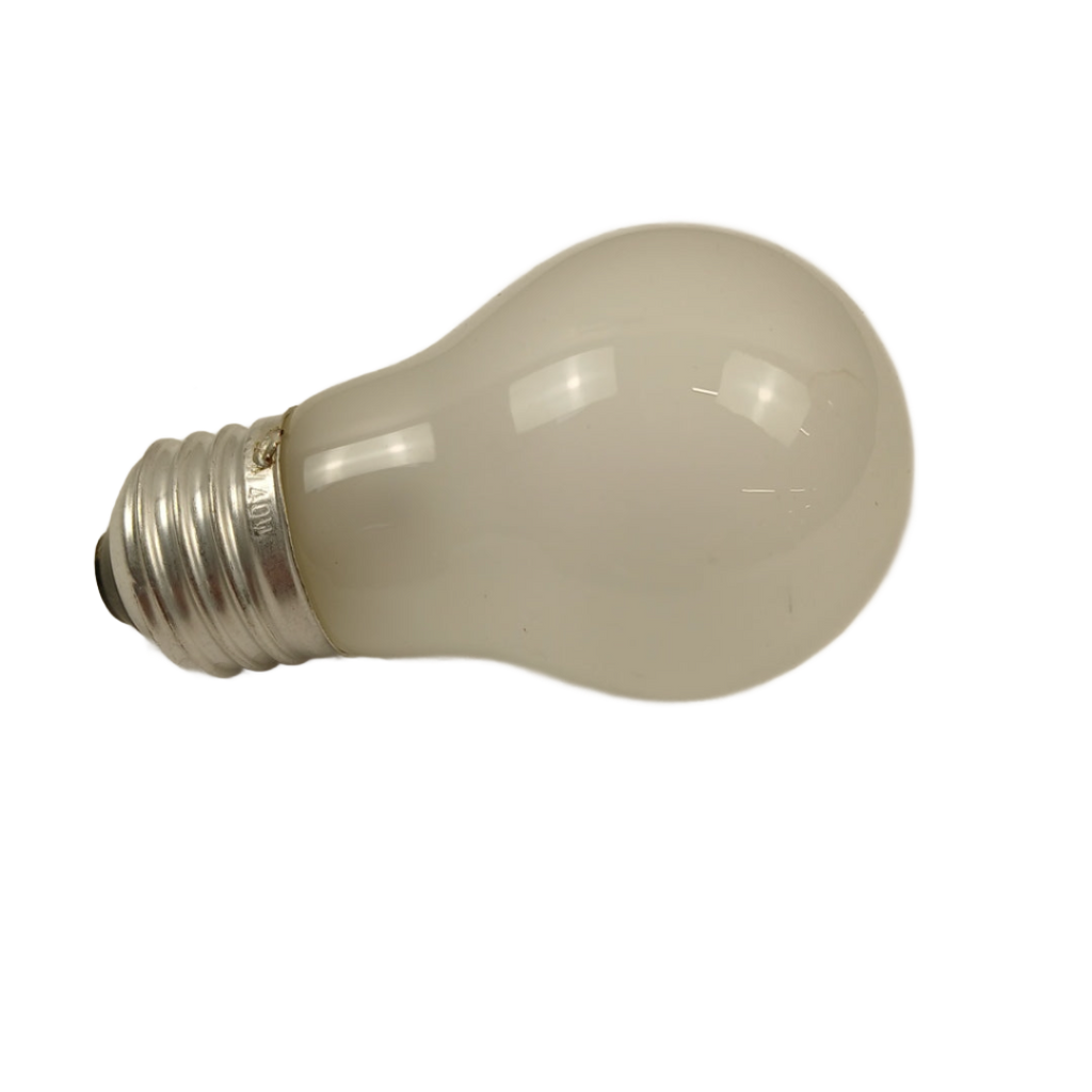 40W A15 Appliance Light Bulb for Refrigerators, Ranges, and Dryers. 40W, 120V. - XPart Supply Ltd.