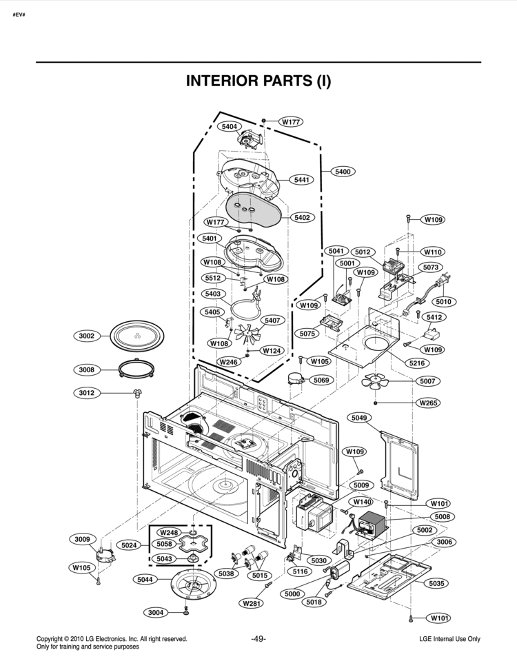 6549W1S002D Microwave Certified Refurbished Motor - XPart Supply Ltd.