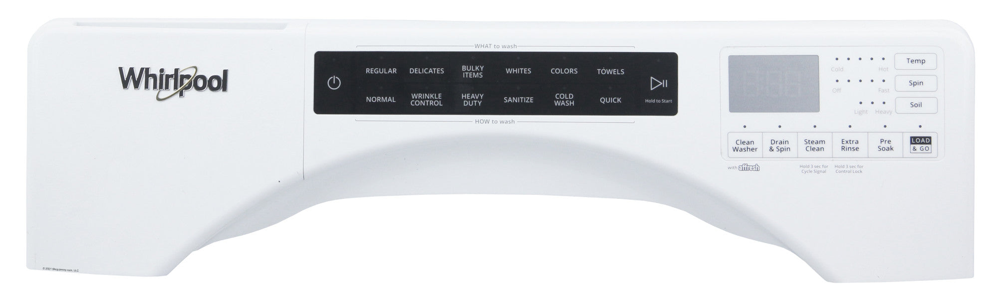 W11319991 Washer Control Panel Assembly - XPart Supply Ltd.