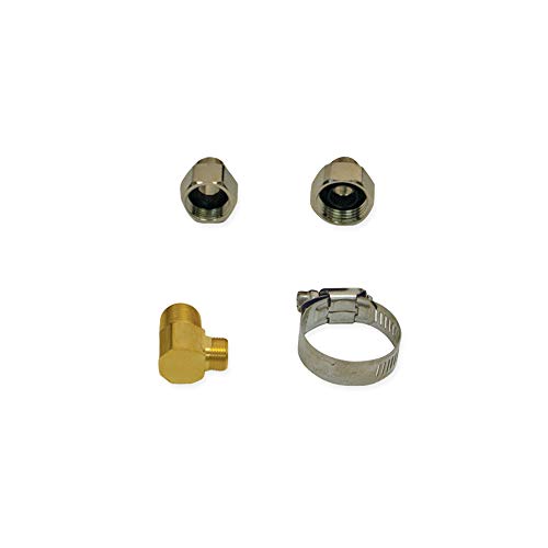 Stainless Steel Dishwasher and Drain Kit with Large Port, 10 Ft Length, White - XPart Supply Ltd.