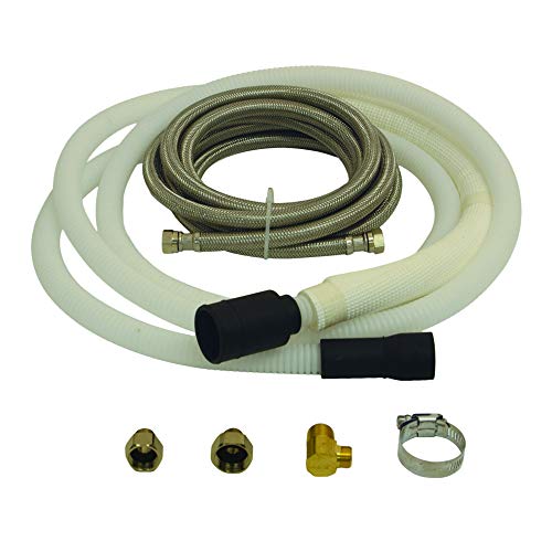 Stainless Steel Dishwasher and Drain Kit with Large Port, 10 Ft Length, White - XPart Supply Ltd.