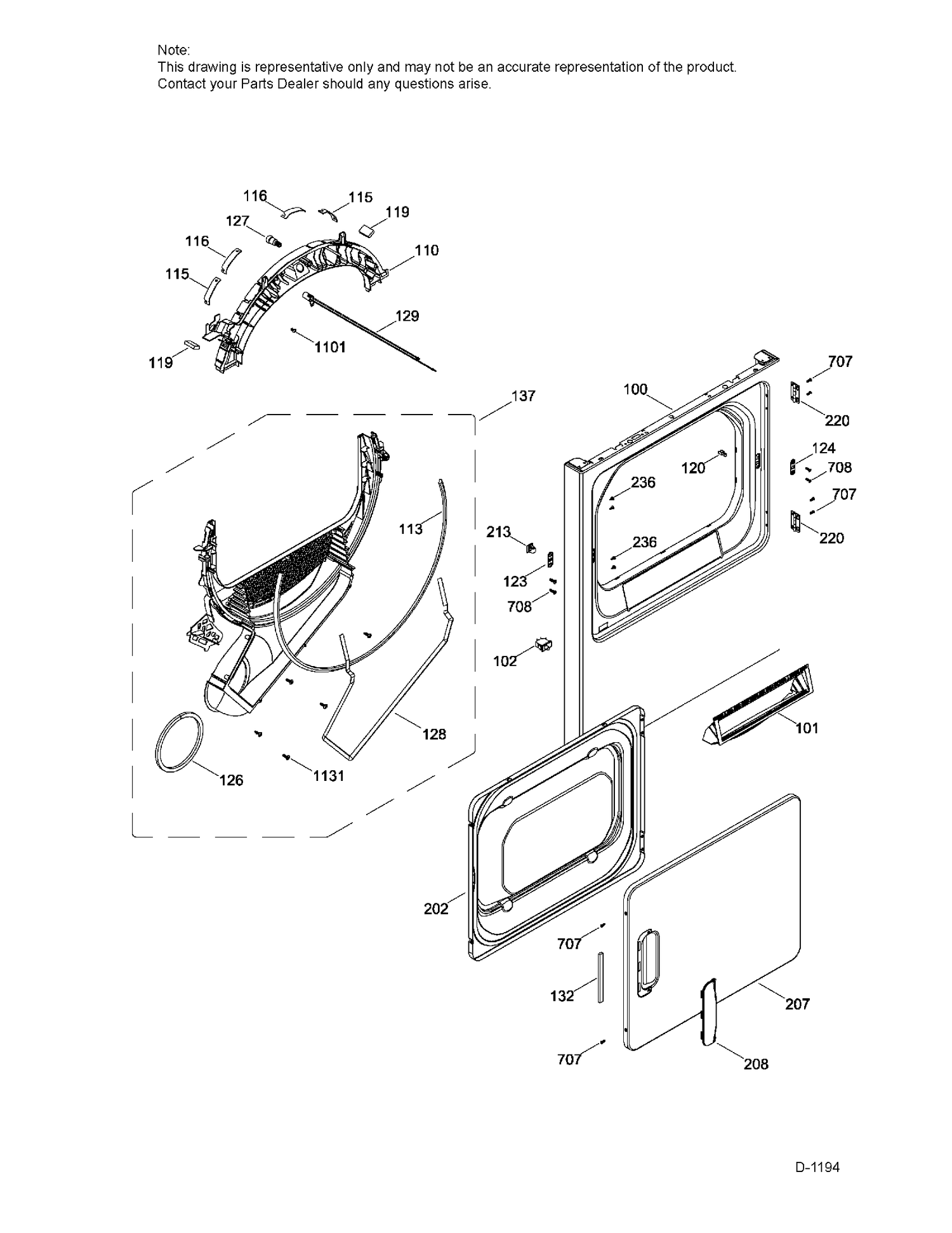 WW03F00179 Washer Fuse Holder Harness - XPart Supply