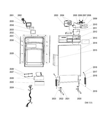 WG04F05477 Dishwasher Left Switch Breakwater - XPart Supply Ltd.