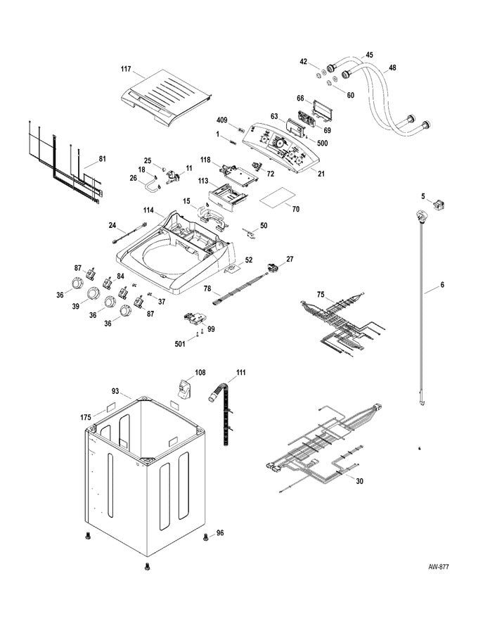 WH12M284 Washer Certified Refurbished Control Board - XPart Supply Ltd.