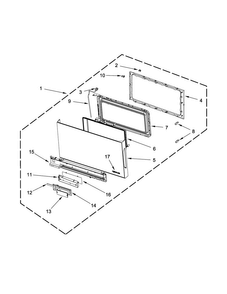 W10594298 Microwave Outer Door - XPart Supply