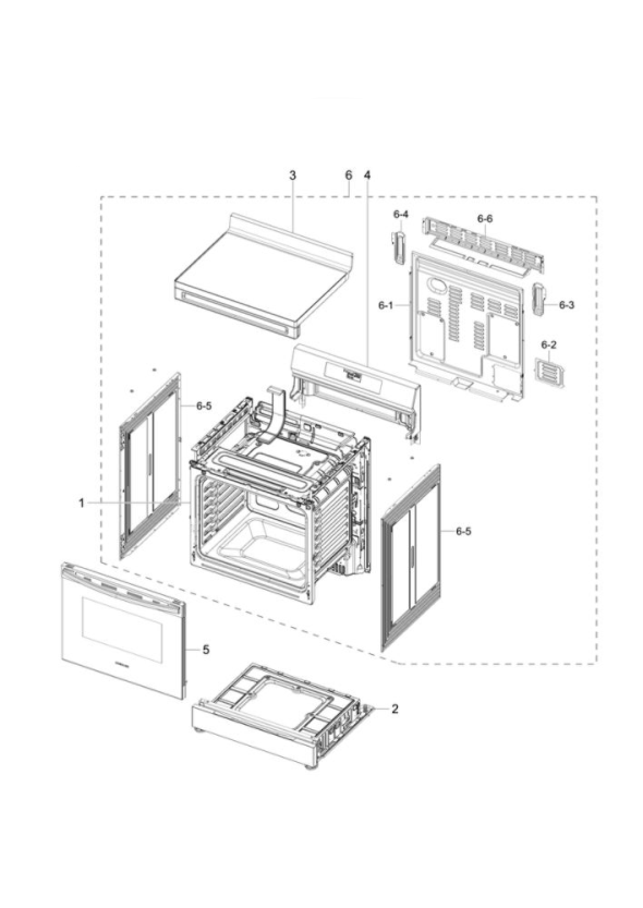 DG94-03986A Range Cooktop