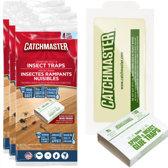 Catchmaster Spider & Insect Glue Boards, 4 Pack - XPart Supply Ltd.