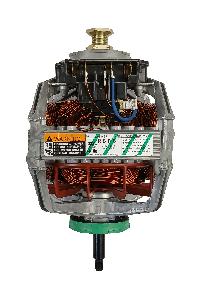 D511629P Dryer Drive Motor, with Pulley - XPart Supply Ltd.