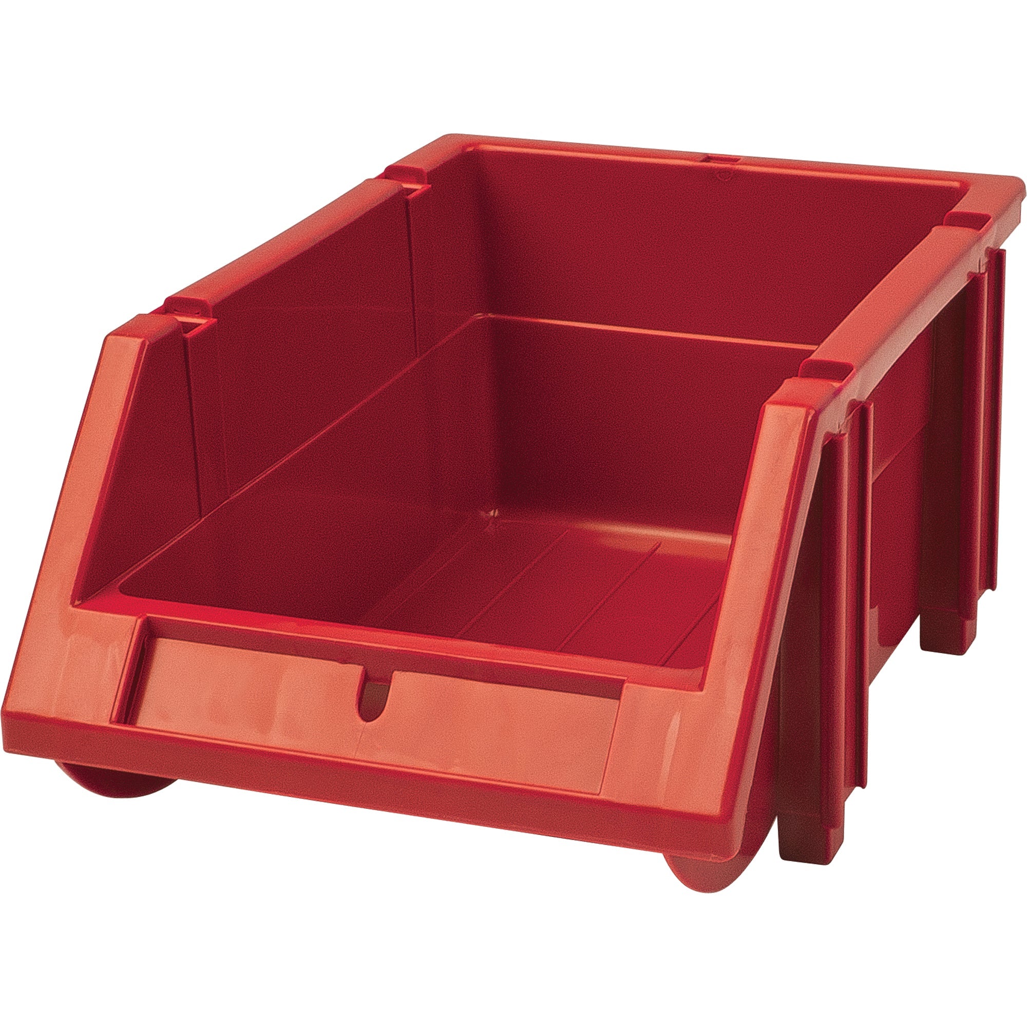 Stack & Hang Bin, 4-13/16" W x 3-3/16" H x 7-1/8" D, Red