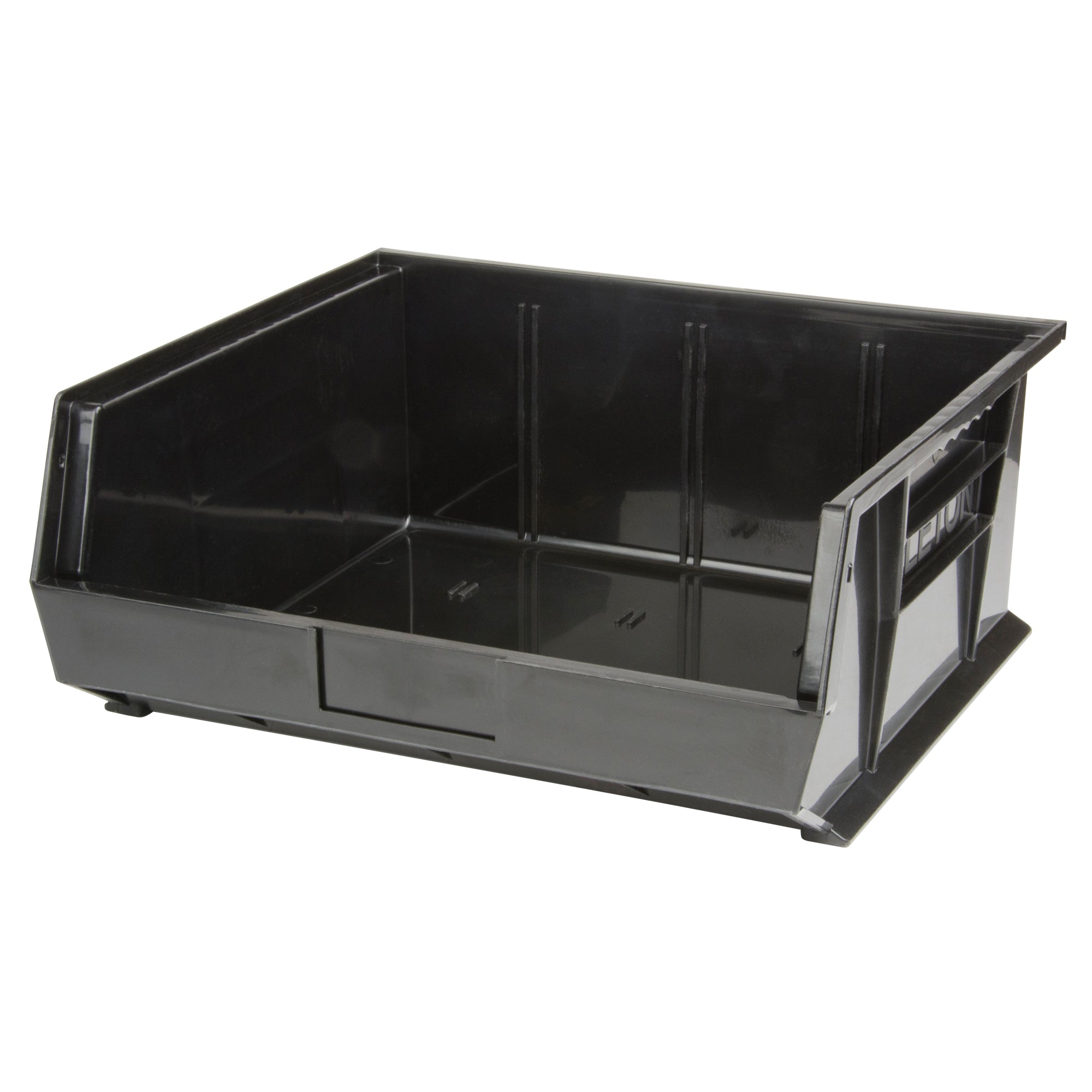 Stack & Hang Bin, 16-1/2" W x 7" H x 14-3/4" D, Black