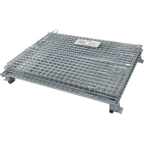 Collapsible Wire Container, 40" W x 48" D x 42" H, 4000 lbs. Capacity