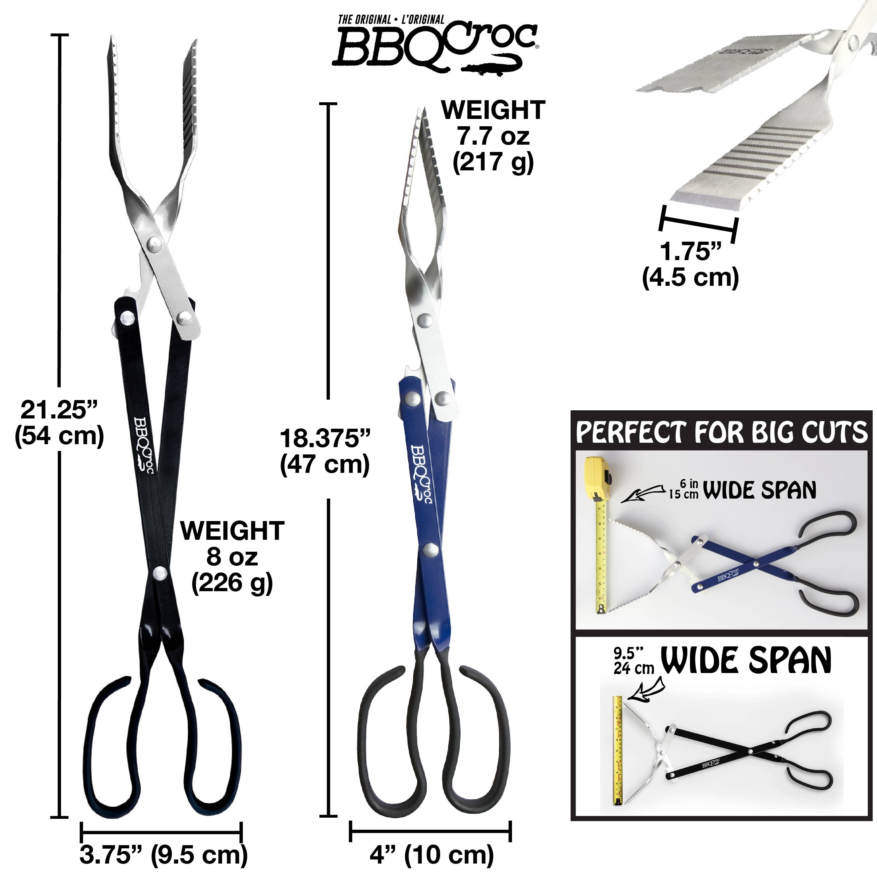 BBQ Croc 18" & 21" 3-in-1 Barbecue Tool - XPart Supply Ltd.