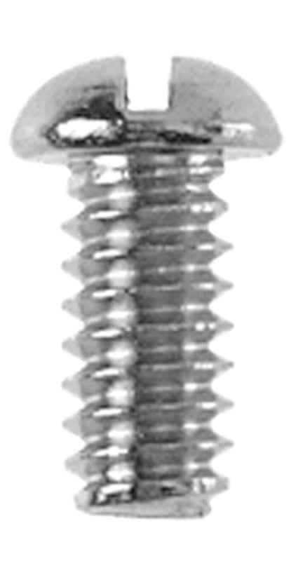 Danco No. 10-24 x 3/8 in. L Slotted Round Head Brass Bibb Screw 1 pk (Pack of 5)