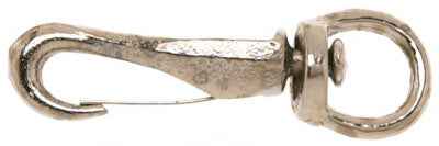 Campbell Chain 3/8 in. Dia. x 2 in. L Nickel-Plated Iron Spring Snap 20 lb. (Pack of 10)