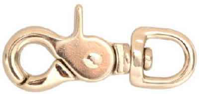 Campbell Chain 3/4 in. Dia. x 4 in. L Nickel-Plated Zinc Trigger Snap 90 lb. (Pack of 10)