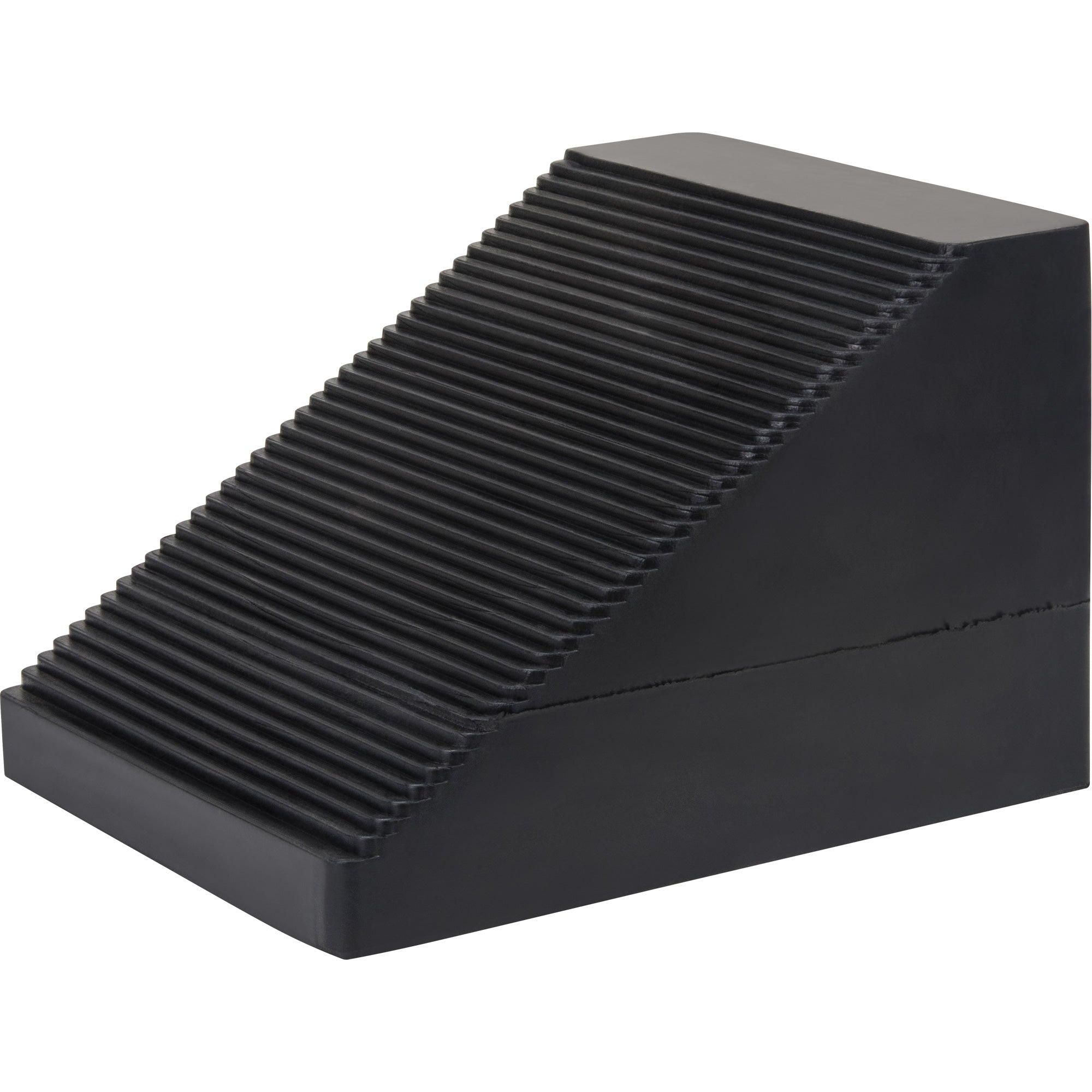 Wheel Chock, 10-5/8" x 8-5/8" x 7", Black