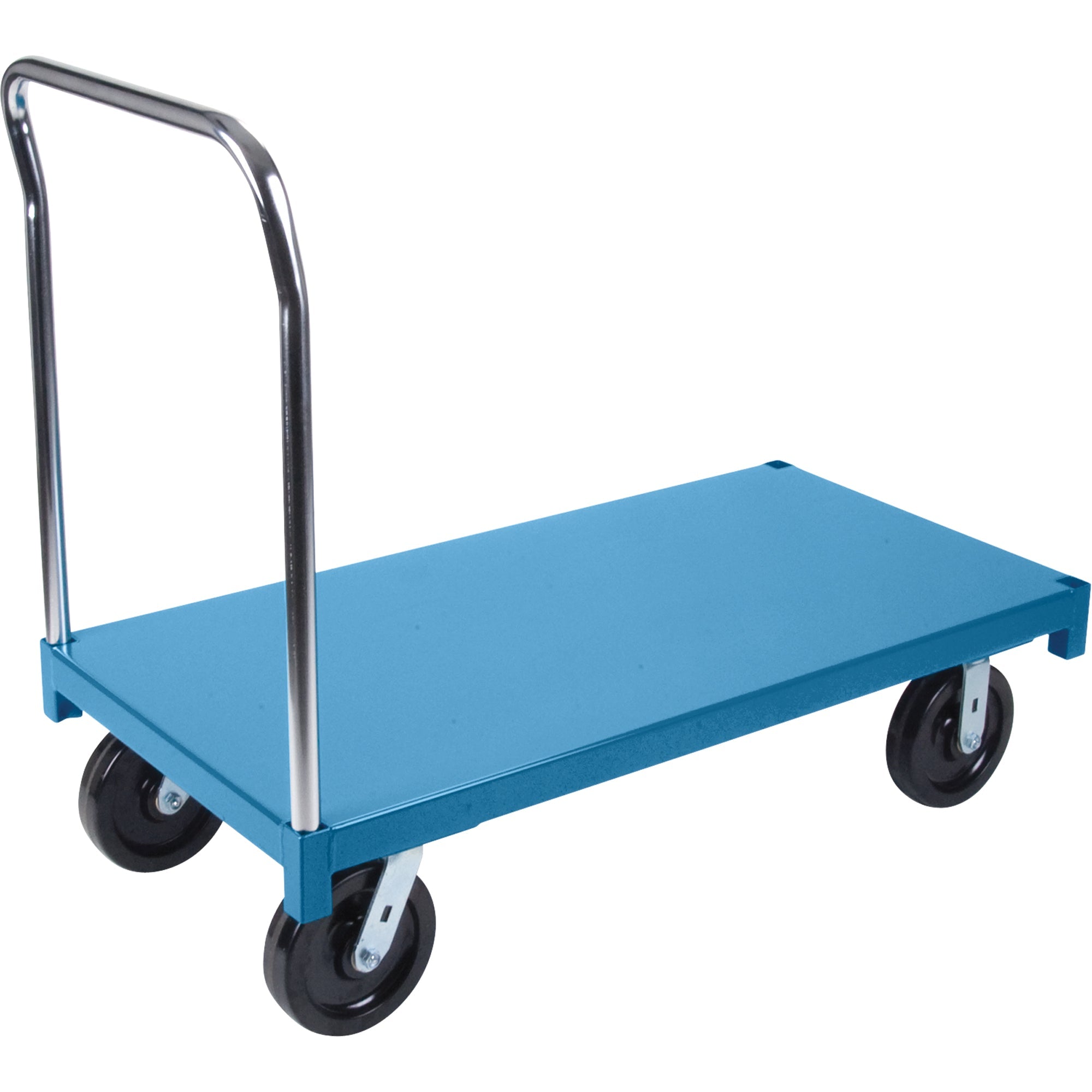 Heavy-Duty Platform Truck, 48" L x 24" W, 2500 lbs. Capacity, Nylon Casters