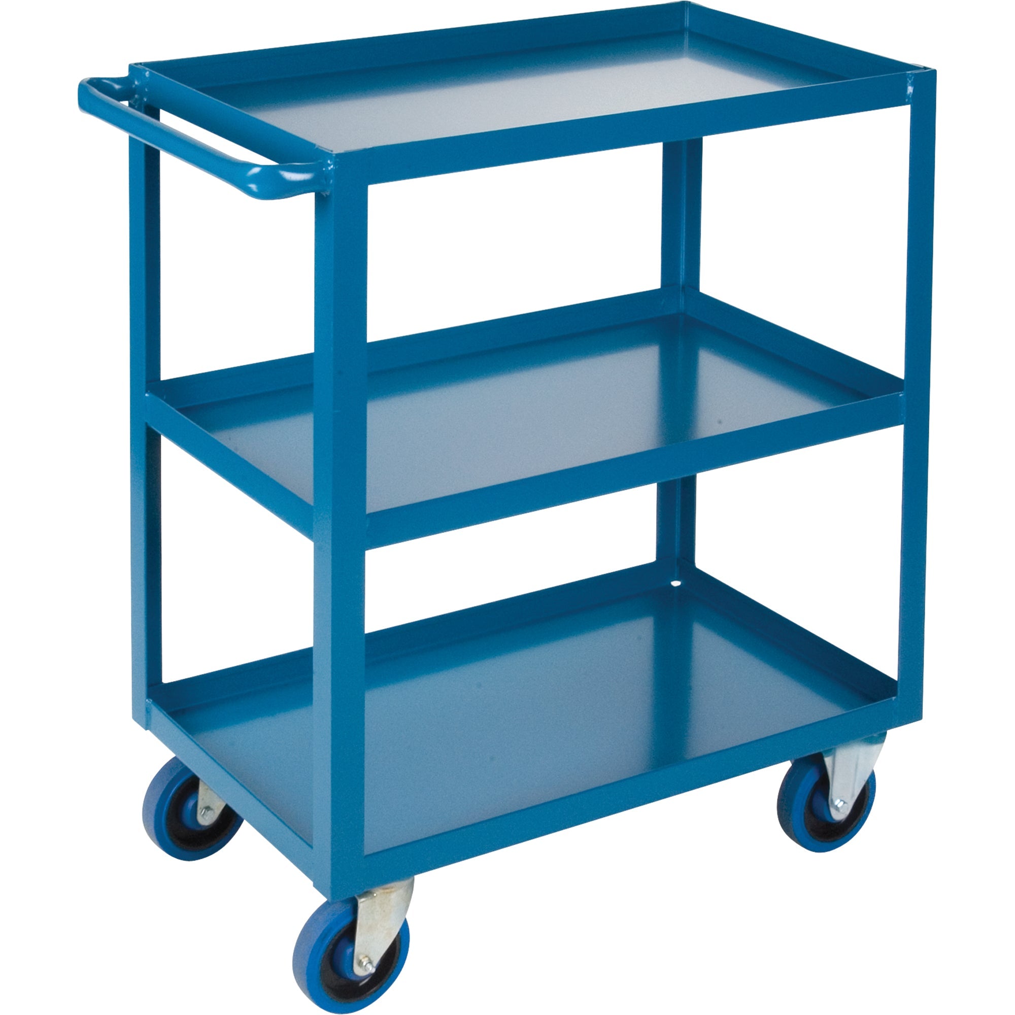 Heavy-Duty Shelf Cart, 3 Tiers, 24" W x 48" H x 39" D, 1200 lbs. Capacity
