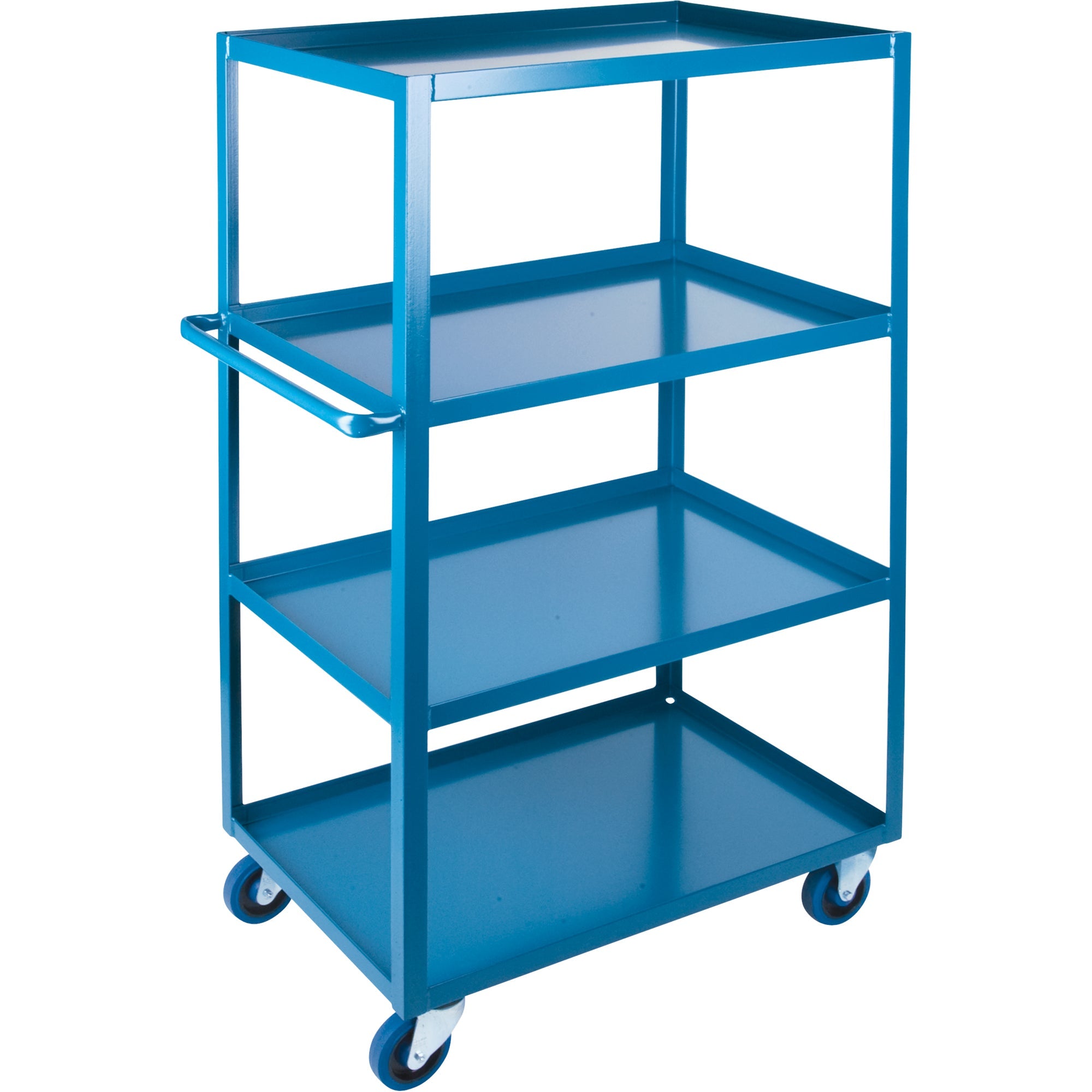 Heavy-Duty Shelf Carts, 4 Tiers, 24" W x 61" H x 39" D, 1200 lbs. Capacity