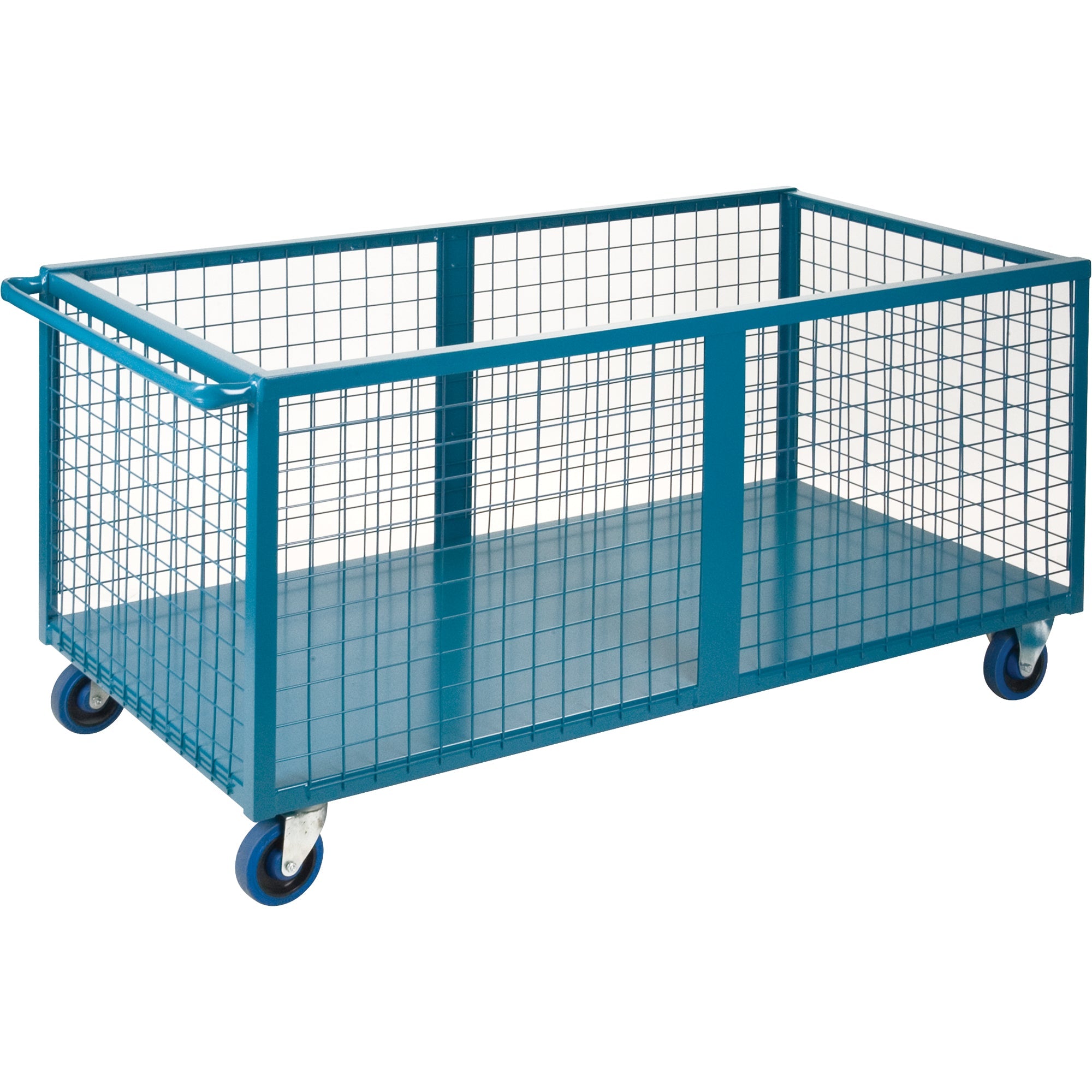 Wire Mesh Box Truck, Steel, 51" L x 30" W x 31.5" H, 20 cu. ft. Volume, 1200 lbs. Capacity