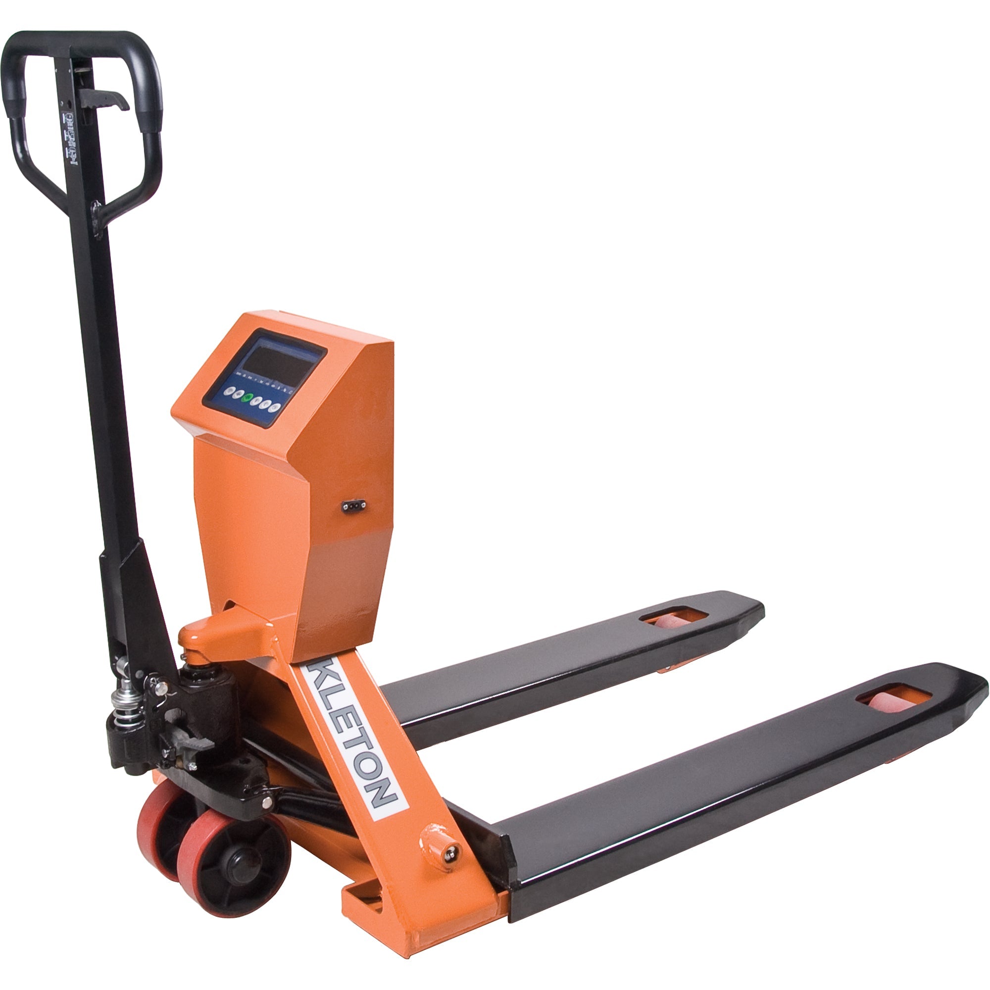 Digital Scale Pallet Truck, 44.5" L x 27" W, 4400 lbs. Cap.