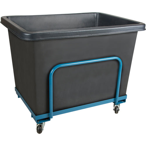 Tapered Wall Box Truck, Polyethylene, 43" L x 30" W x 33" H, 16 cu. ft. Volume, 800 lbs. Capacity