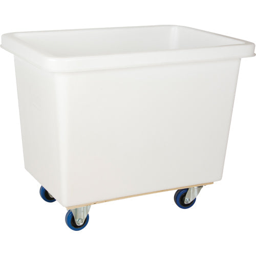 Tapered Wall Box Truck, White Polyethylene, 37" L x 26" W x 31" H, 9 cu. ft. Volume, 600 lbs. Capacity