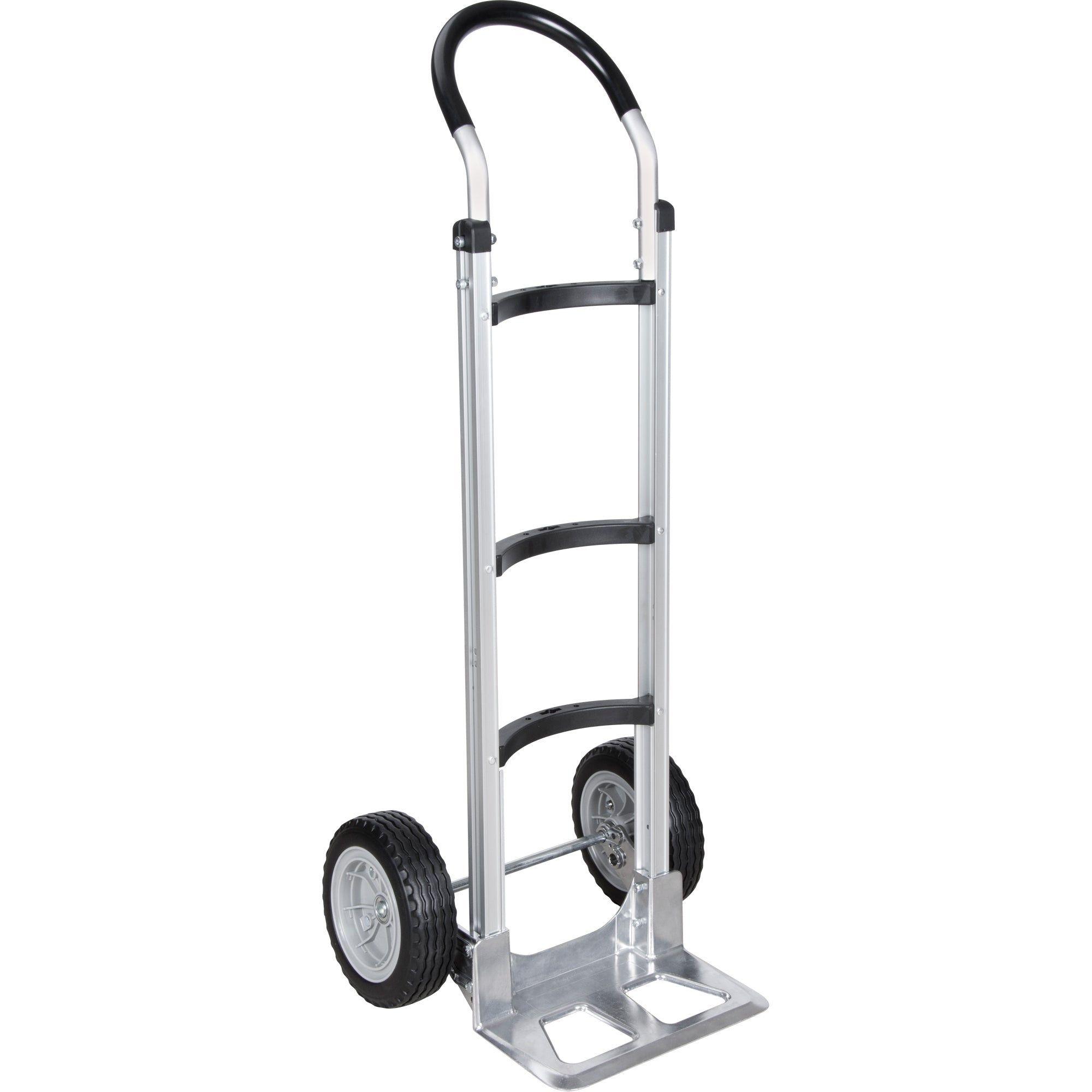 Knocked Down Hand Truck, Continuous Handle, Aluminum, 49-5/8" Height, 500 lbs. Capacity