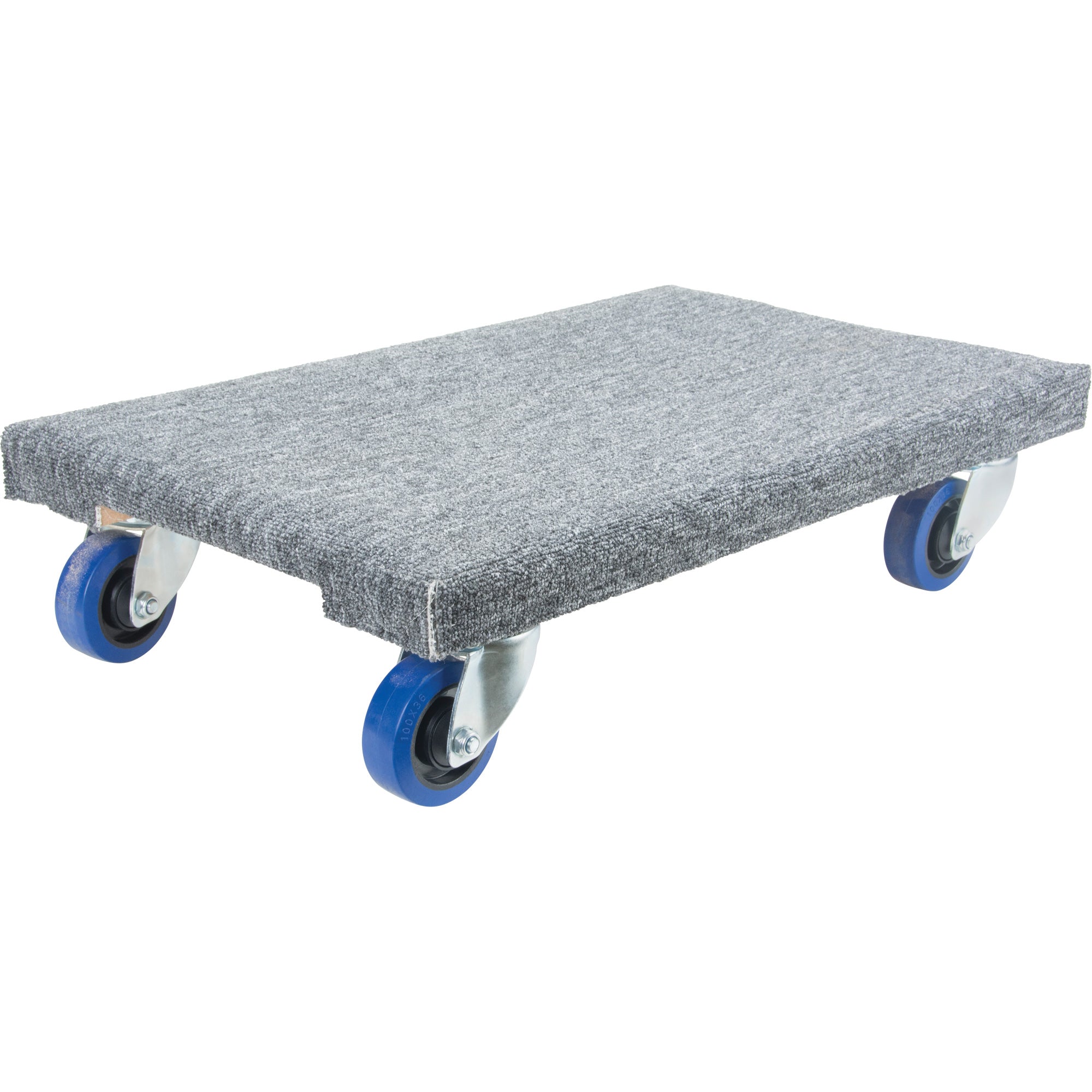 Medium-Duty Solid Wood Dollies, Polyolefin Wheels, 900 lbs. Capacity, 18" W x 30" D x 7" H