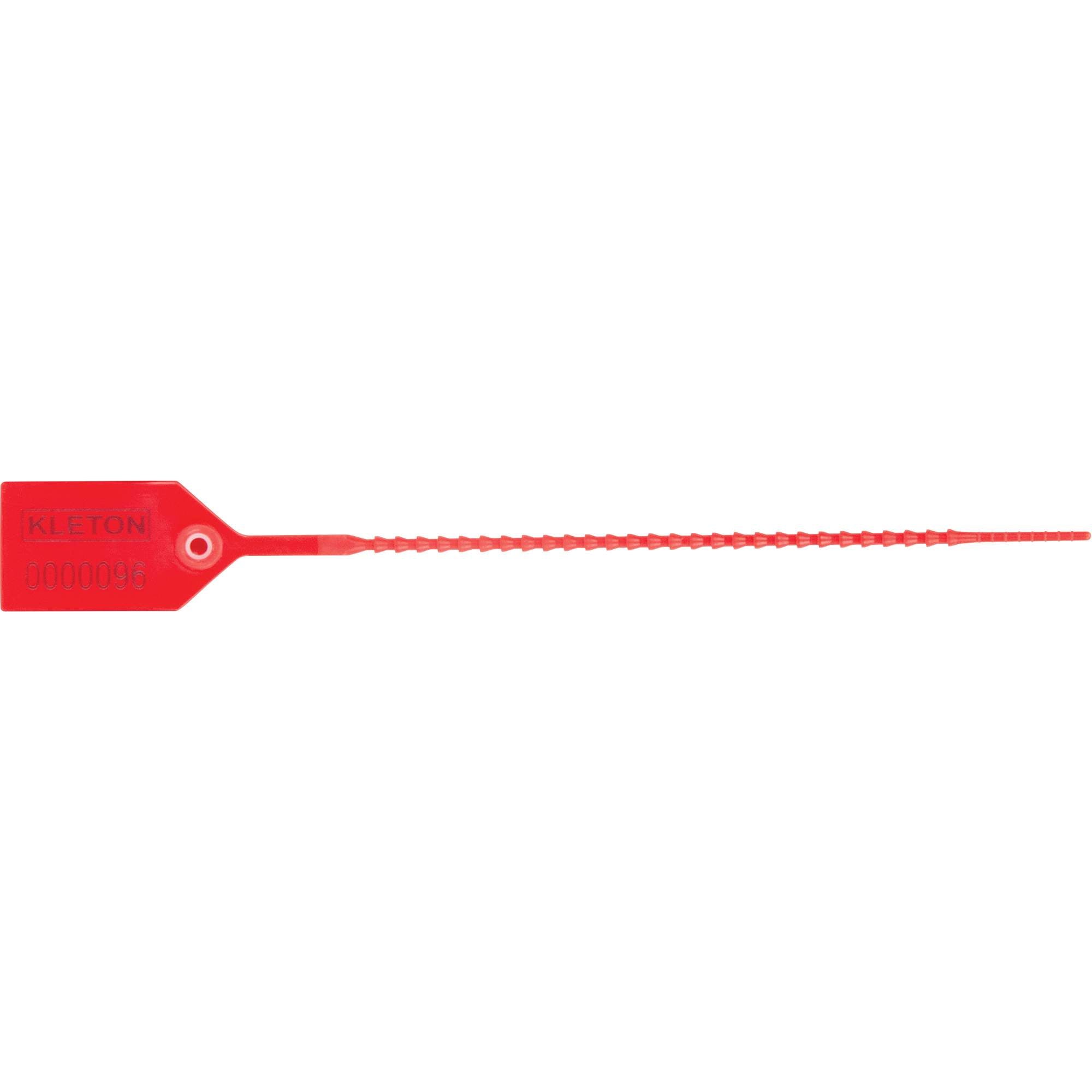 Standard-Duty Security Seal, 9", Plastic, Plastic Seal