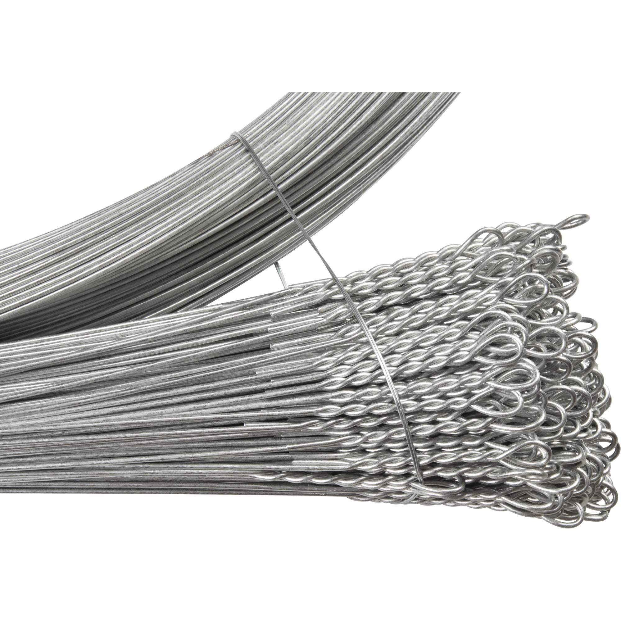 Baling Wire, Galvanized, 13-1/2' L, 13 ga.