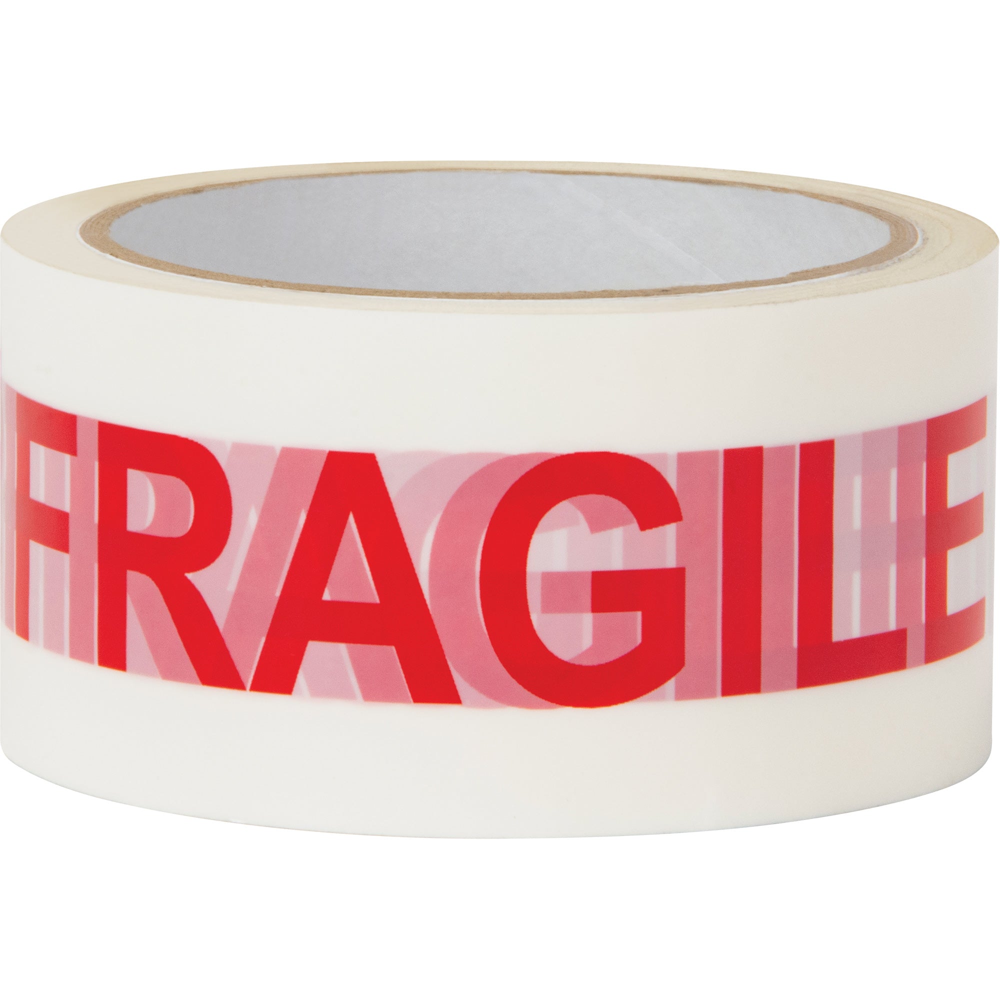 "Fragile" Box Sealing Tape, Hot Melt Adhesive, 2 mils, 48 mm (2") x 100 m (328')