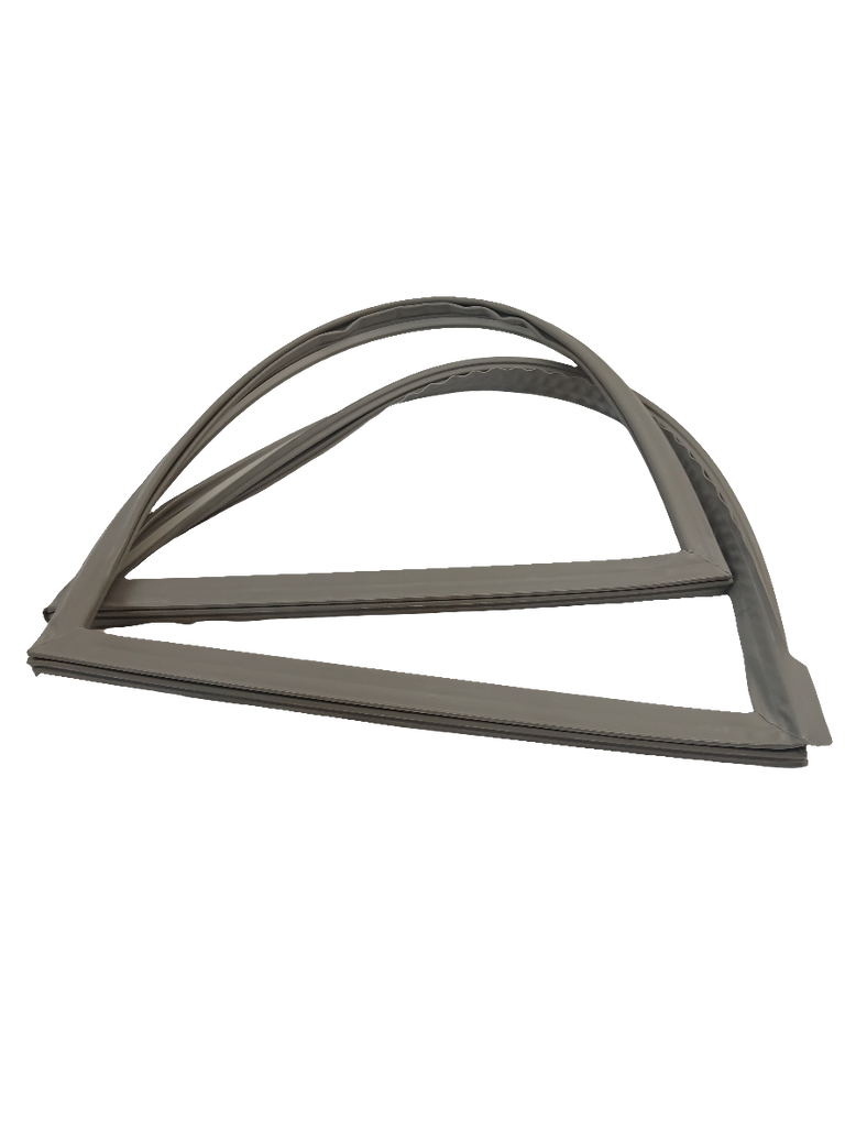 W10846057 refrigerator door gasket replacement by XPart Supply gray rubber seal set for fridge doors