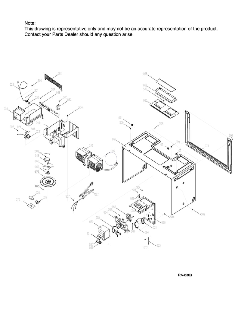 WG01A00799 Microwave High Voltage Transformer - XPart Supply