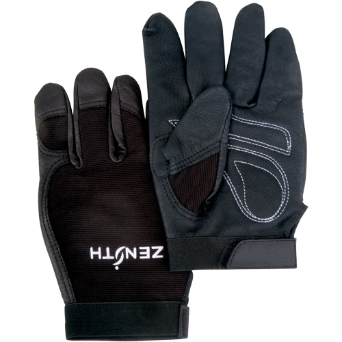 ZM300 Mechanic's Gloves, Grain Cowhide Palm, Size X-Large