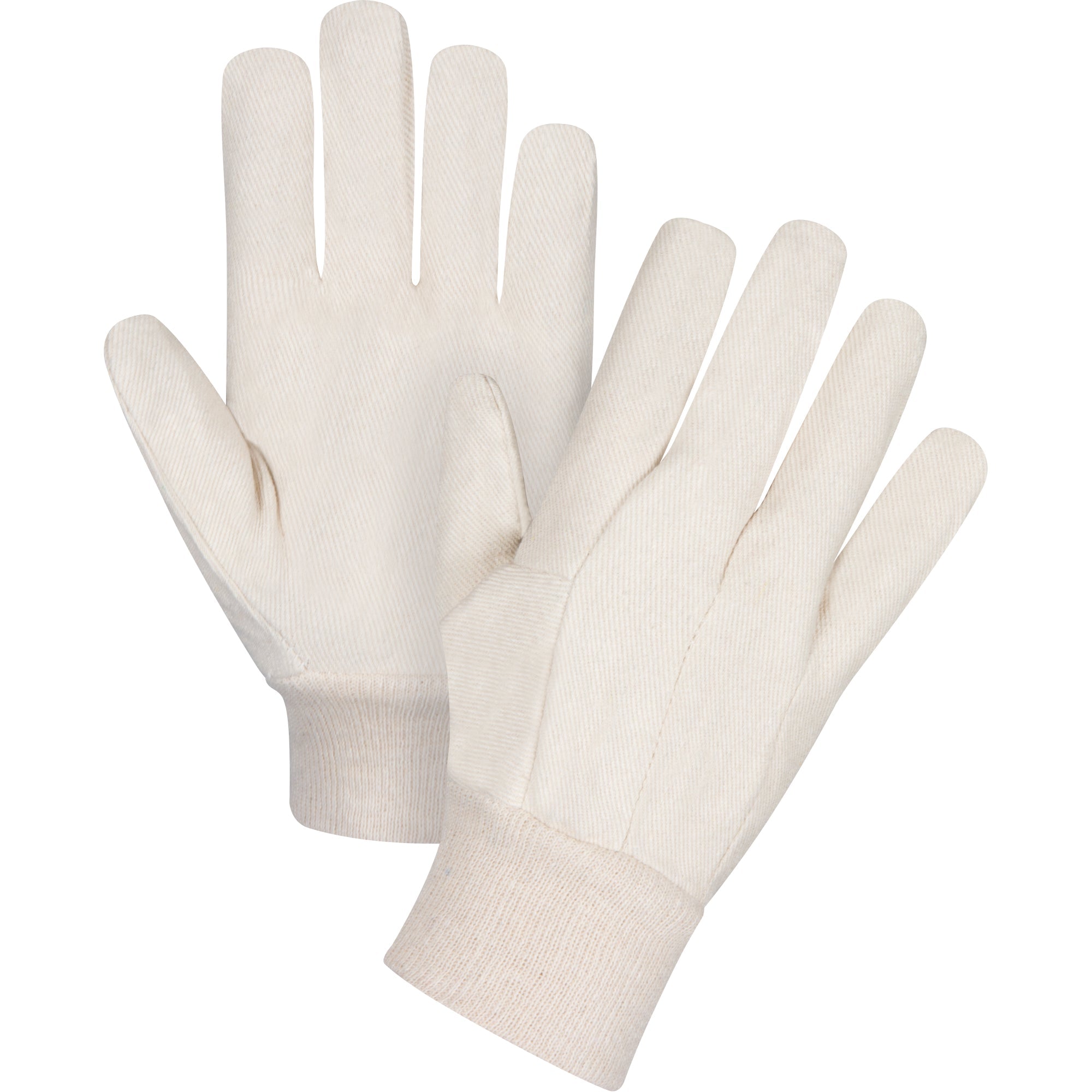 Cotton Canvas Gloves, 7 oz., Large