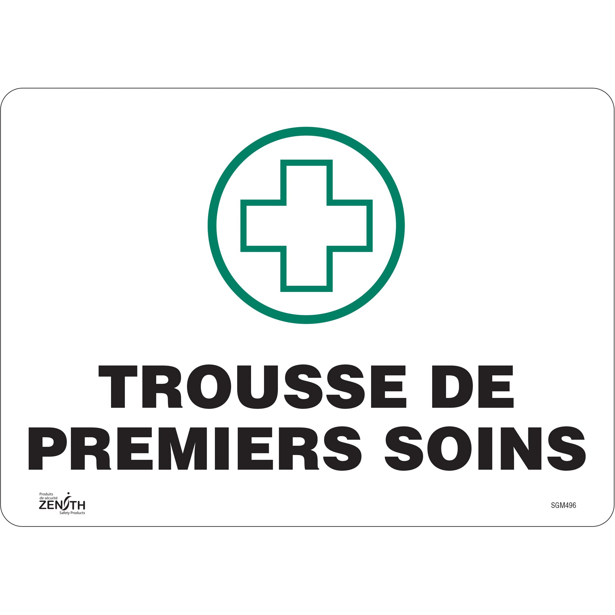 "Premiers Soins" Sign