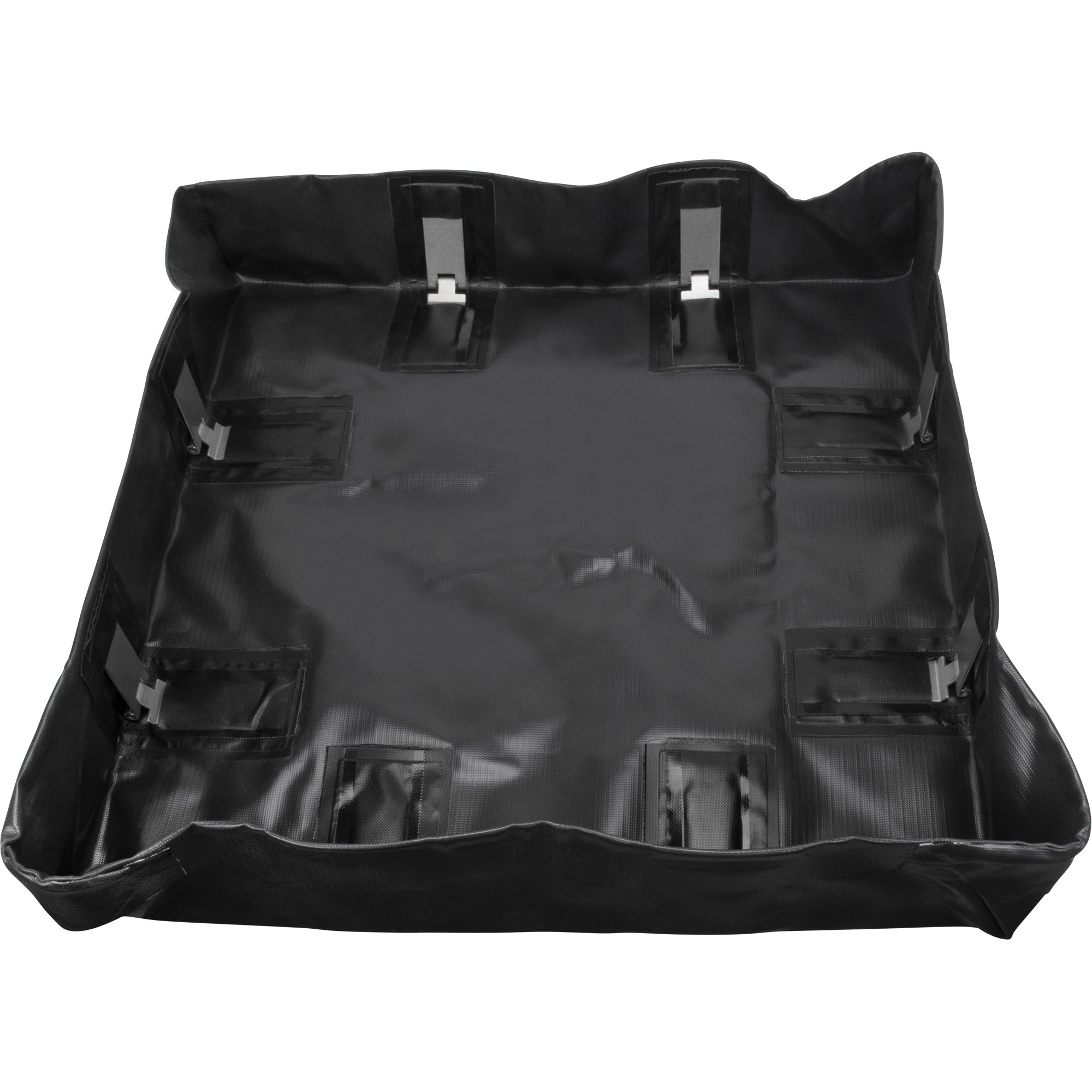 Collapsible Berm, 538.5 US gal. Capacity, 12' W x 12' L x 6" H, Snap-Up Bracket