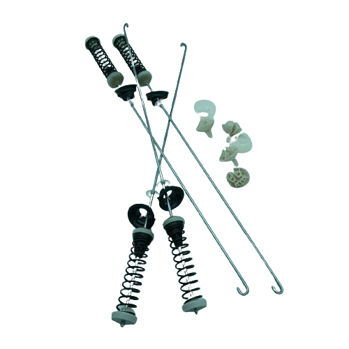 XPart Supply W11396716 washer suspension rod kit with springs and mounting clips for appliance repair