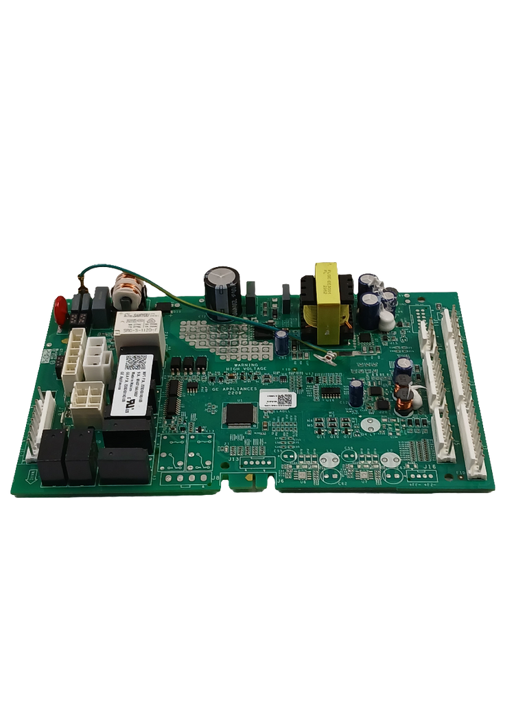 WR01F05358 refrigerator control board replacement green circuit board with capacitors relays and connectors