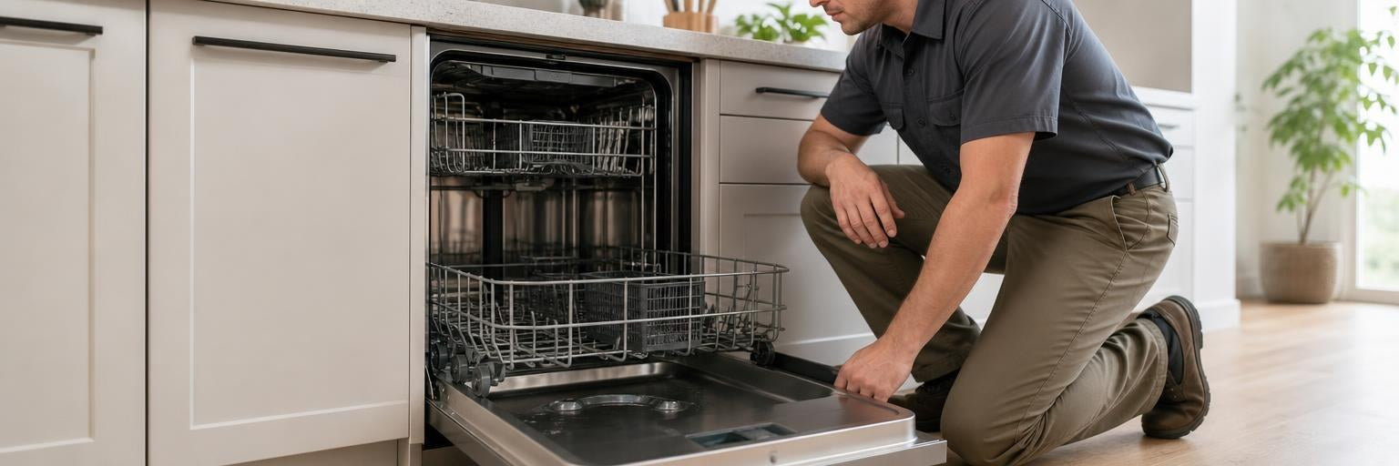 Frigidaire EI24ID30QB3B Dishwasher Not Draining: Checks, Drain Hose and Pump Parts - XPart Supply