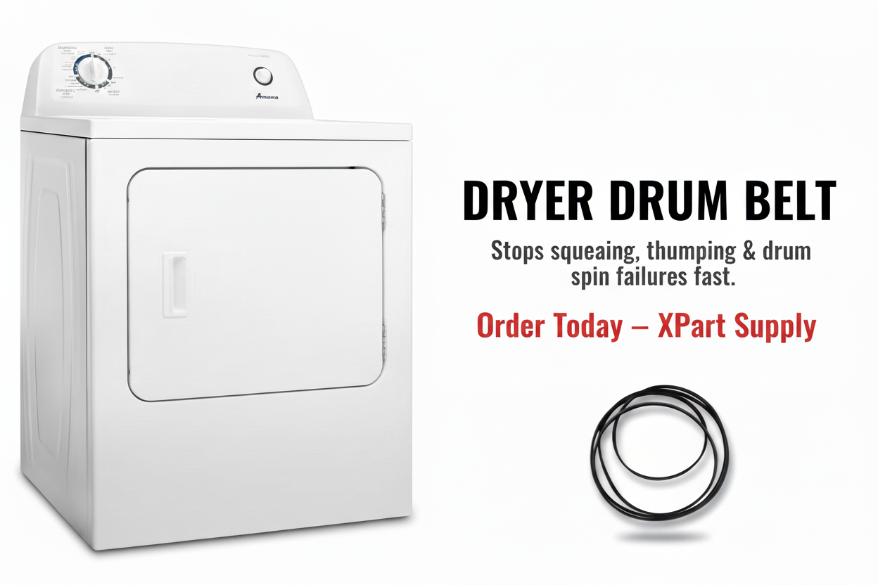 Whirlpool Dryer Belt Size Guide: 341241 (1/4" × 92-1/4") – What It Fits & How to Replace It