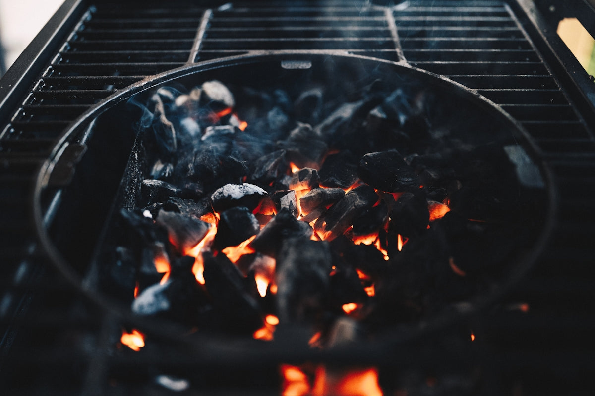 a grill that has some food on it