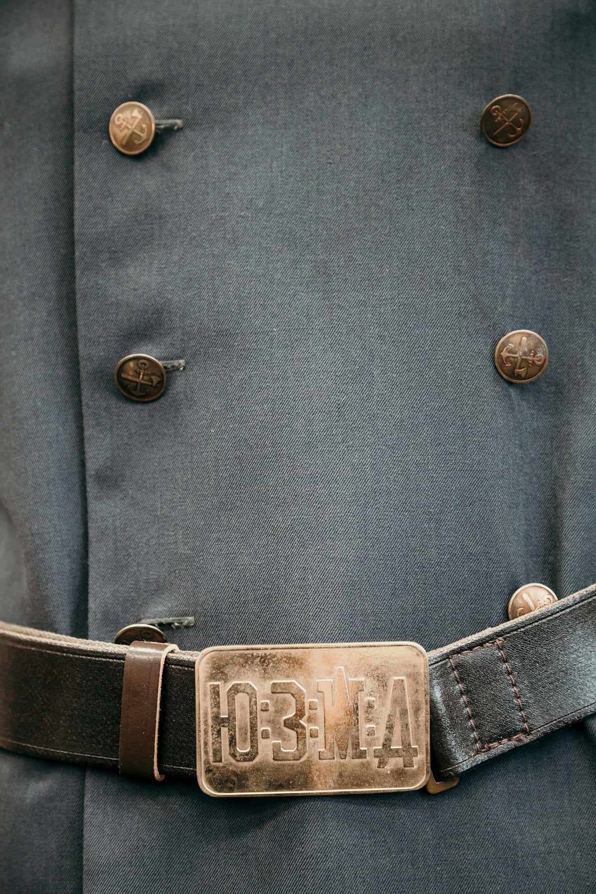 person wearing belt
