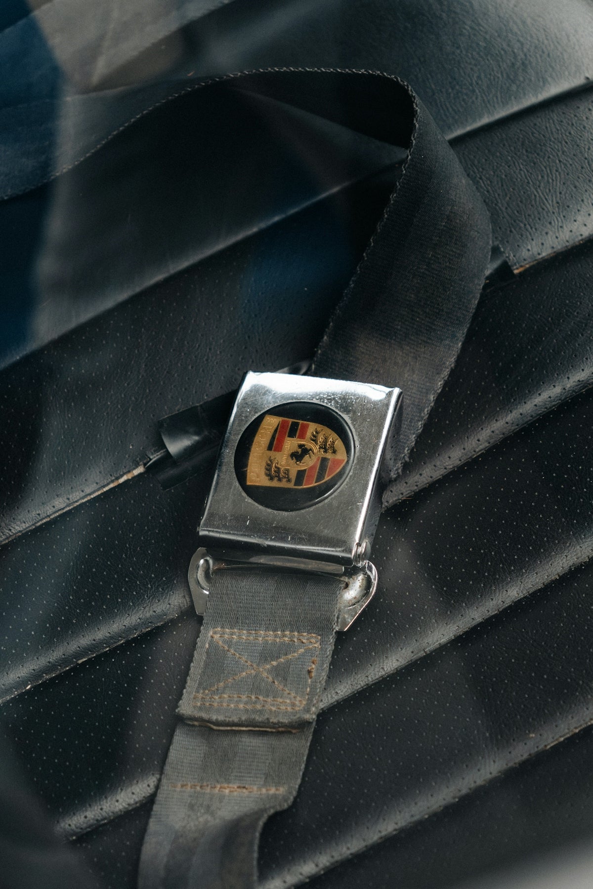 a close up of a piece of luggage
