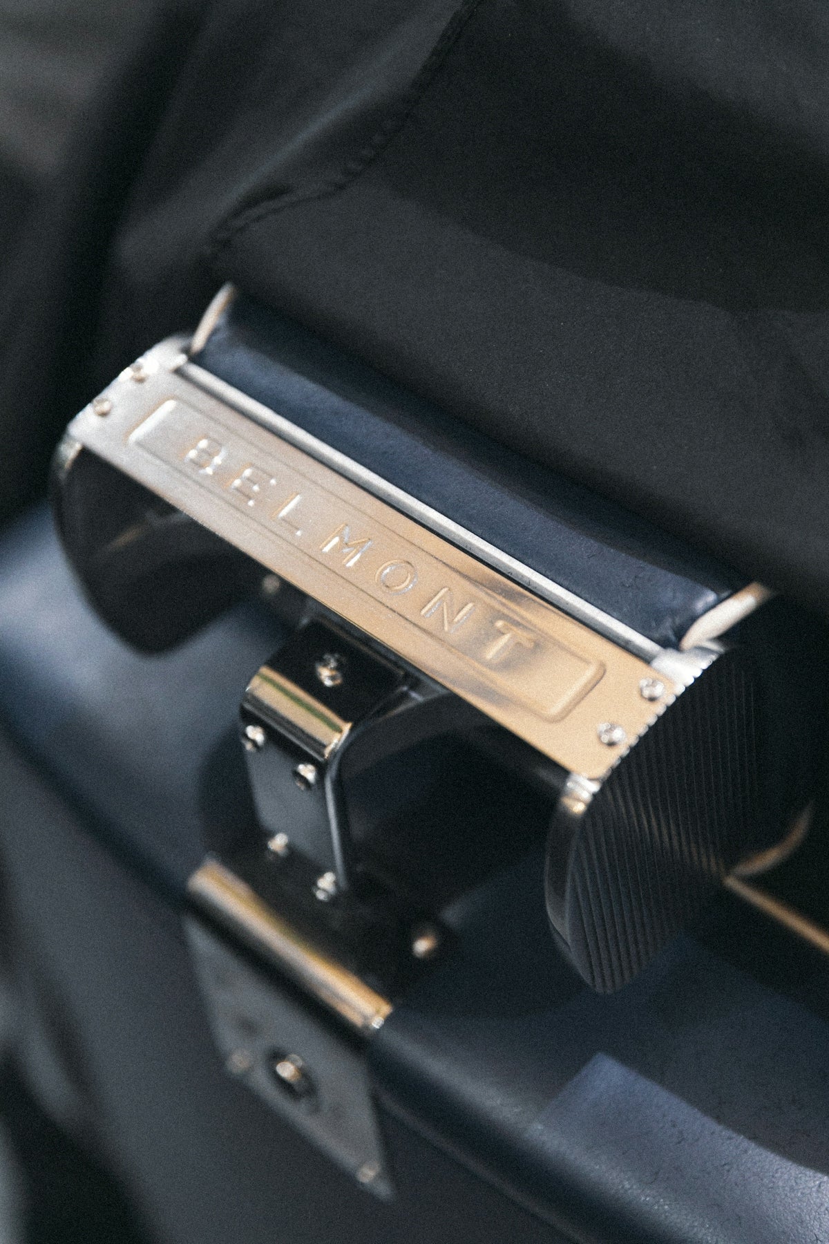 A close up of a piece of luggage