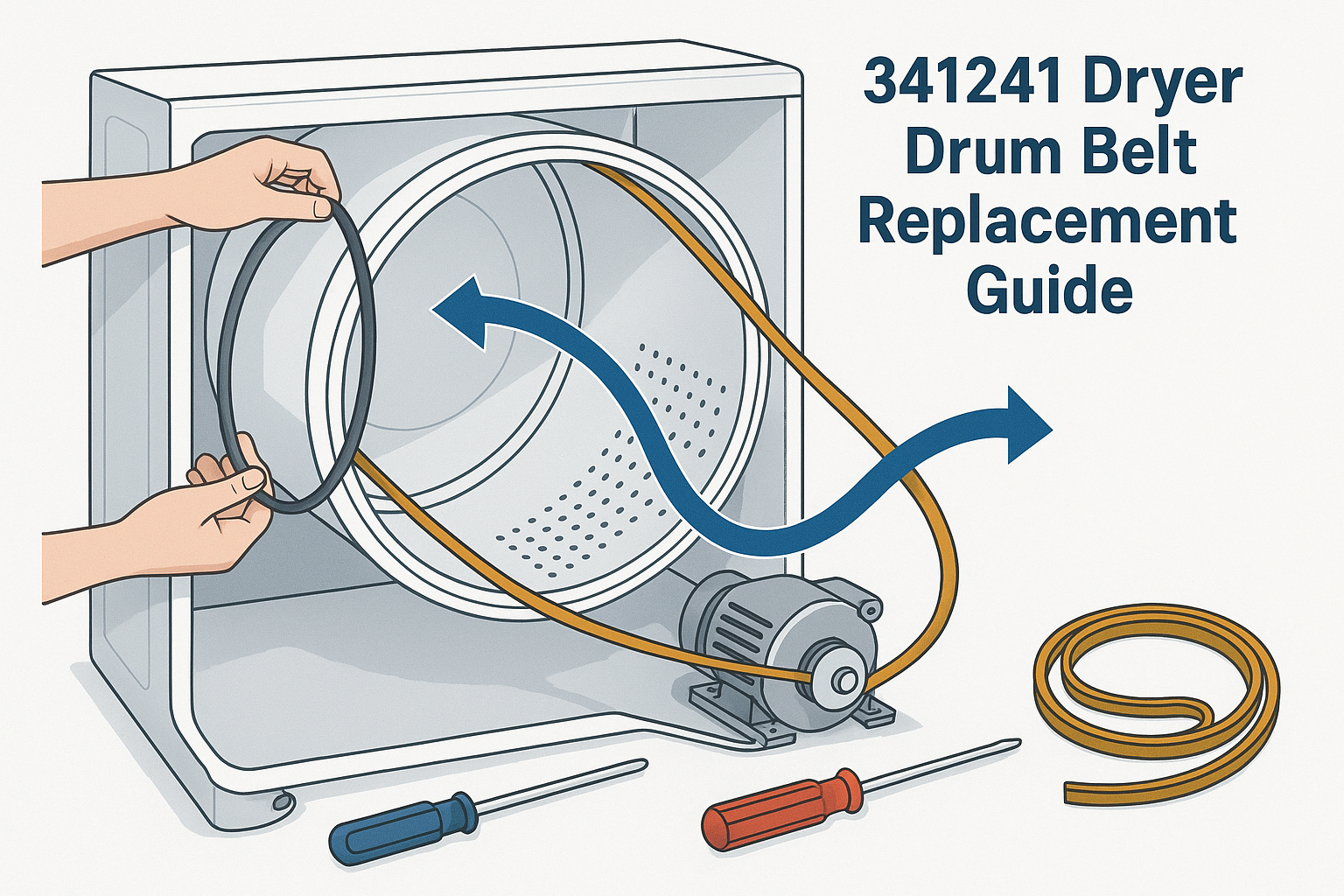 Revamp Your Dryer: The Essential Guide to Replacing Your 341241 Dryer Drum Belt