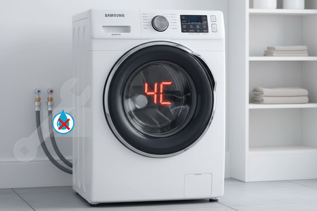 Samsung Washer 4C Error Code – Water Supply Problem Fix
