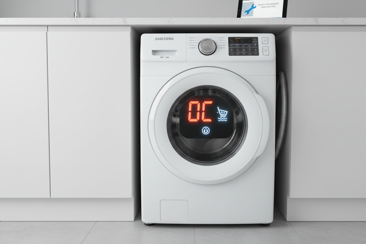 Samsung Washer DC Error Code – Door Lock Problem Fix